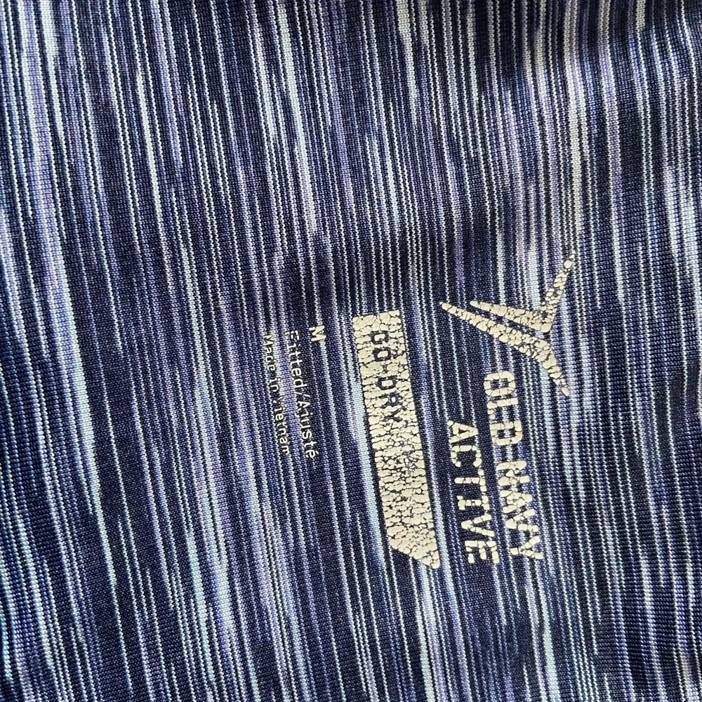 Old Navy Blue Striped Leggings - Picture 3 of 3